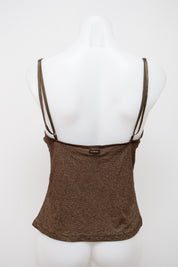 #050 La Senza Cami Top Brown | c. 202 | Size 10