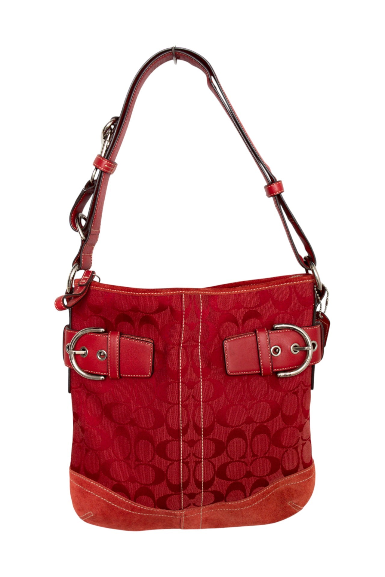 #141 Coach Shoulder Bag Red | c. 184 | Size