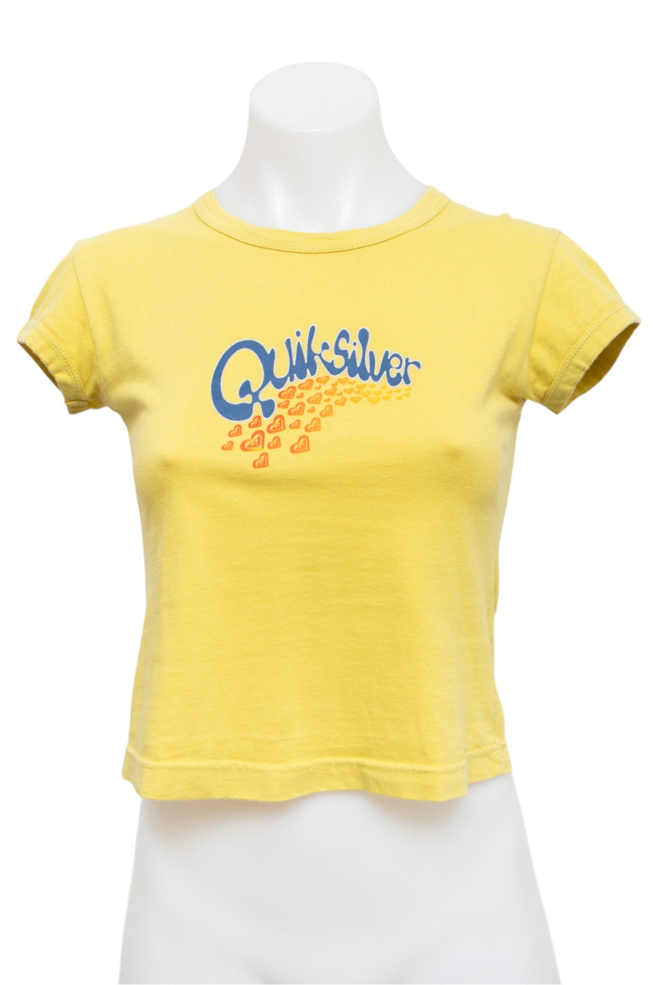 #88 Quiksilver T-shirt Yellow | c. 196 | Size 8