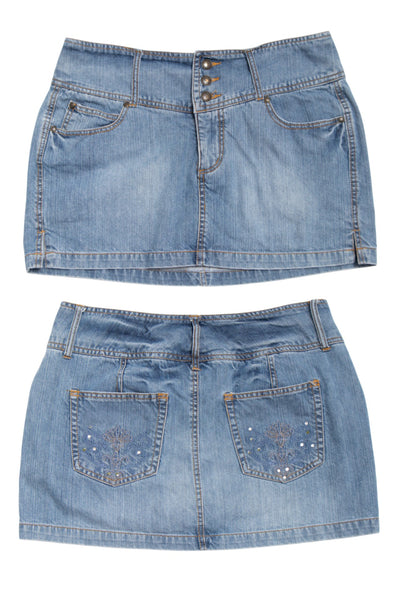 #138 Ymi Jeans Denim Mini Skirt Blue | c. 180 | Size 10