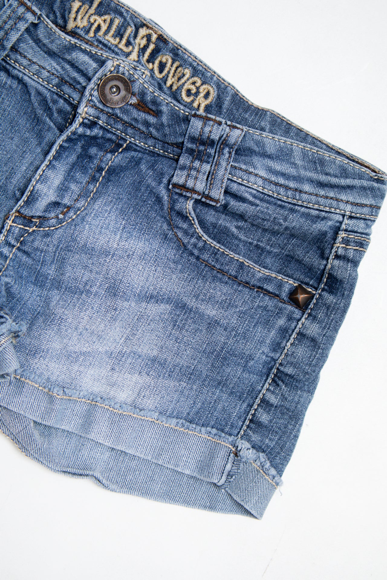 #187 Wallflower Denim Shorts Blue | c. 199 | Size 6