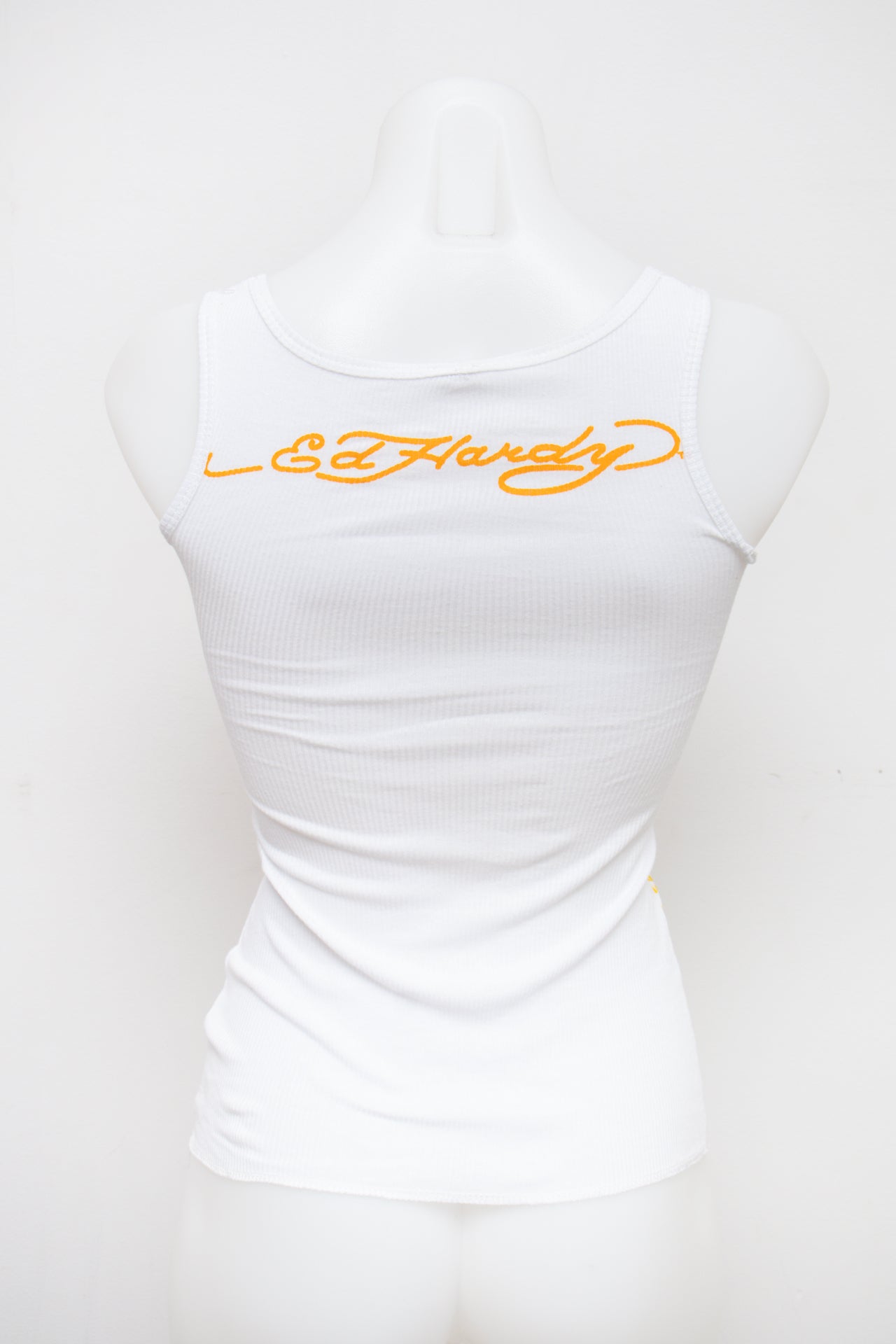 #45 Ed Hardy Tank Top White | c. 193 | Size 8/10