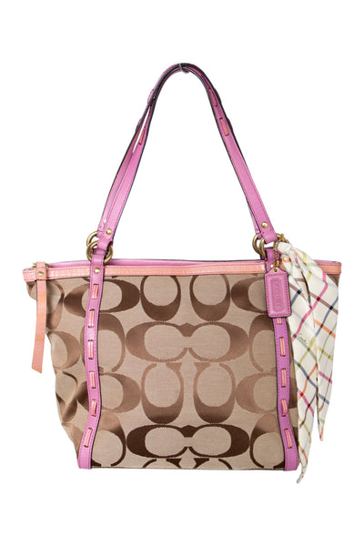 #195 Coach Shoulder Bag Brown | c. 198 | Size