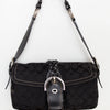 #211 Coach Shoulder Bag Black | c. 194 | Size