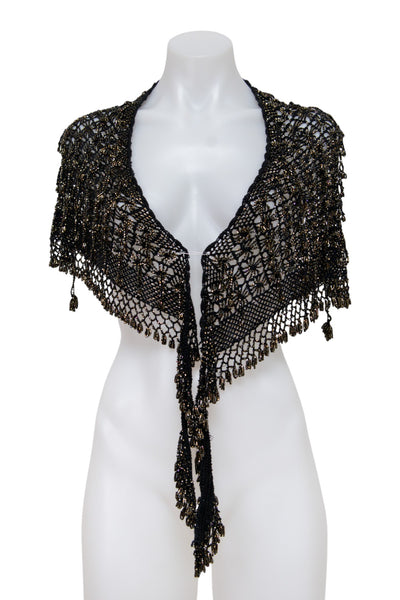 #166 Halter Top Black | c. 194 | Size