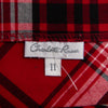 #74 Charlotte Russe Mini Skirt Red | c. 186 | Size 10/12