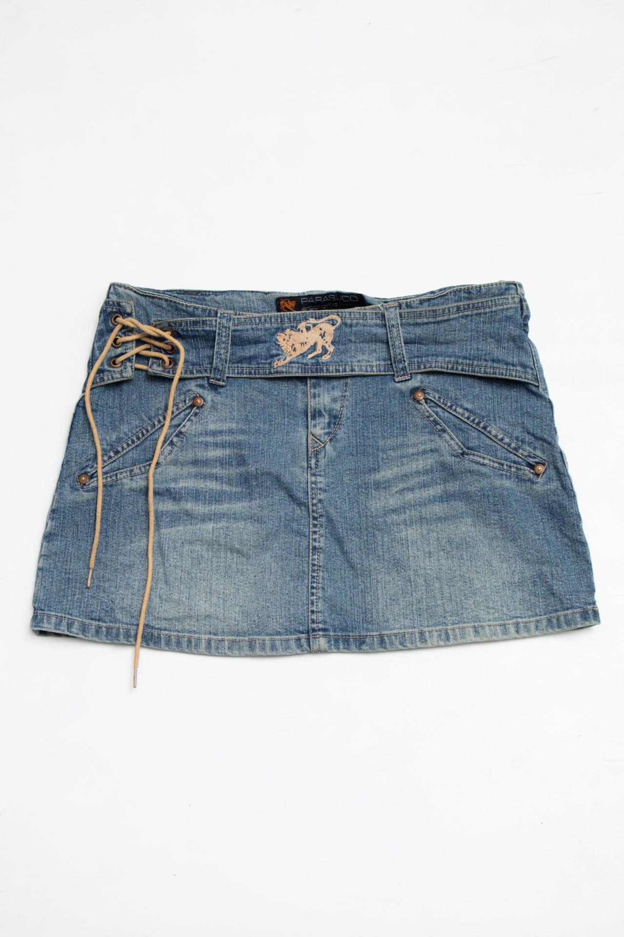 #153 Parasuco Mini Skirt Blue | c. 200 | Size 8