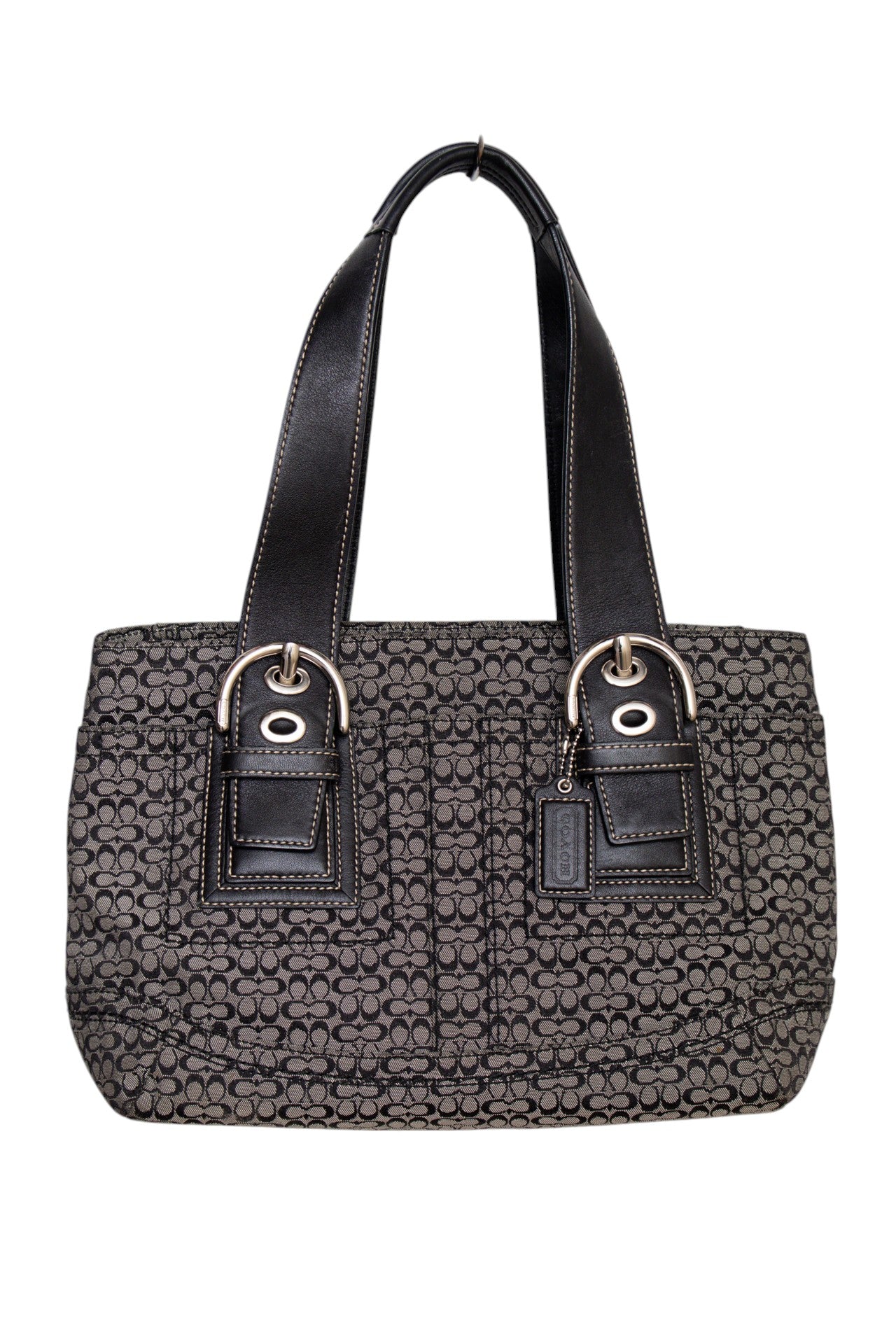 #207 Coach Shoulder Bag Black | c. 194 | Size