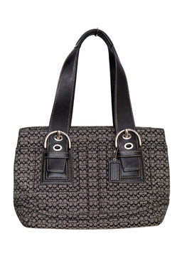 #207 Coach Shoulder Bag Black | c. 194 | Size