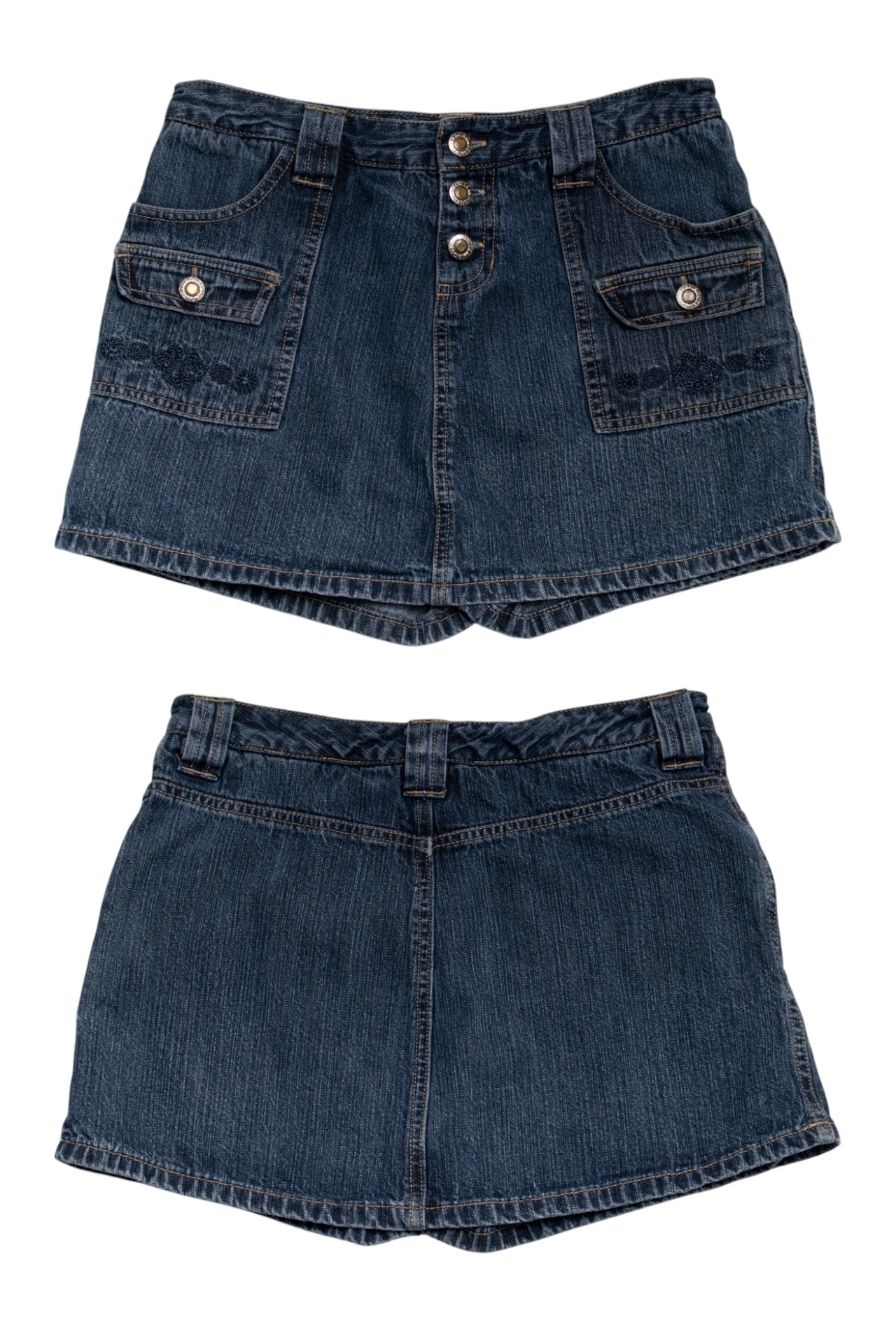 #146 Route 66 Mini Skirt Blue | c. 190 | Size 6