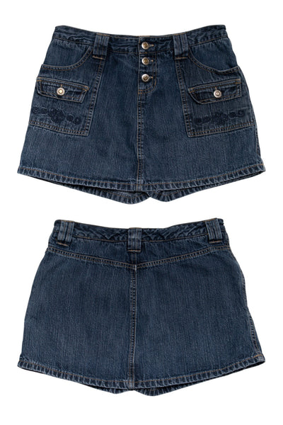 #146 Route 66 Mini Skirt Blue | c. 190 | Size 6