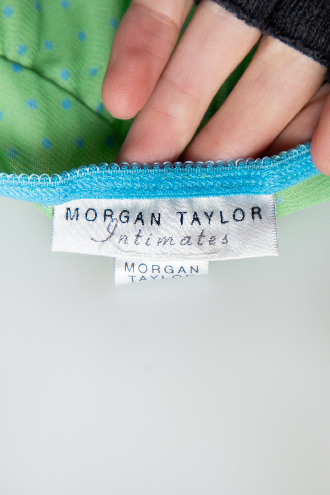 #77 Morgan Taylor Intimates Cami Top Green | c. 191 | Size 8