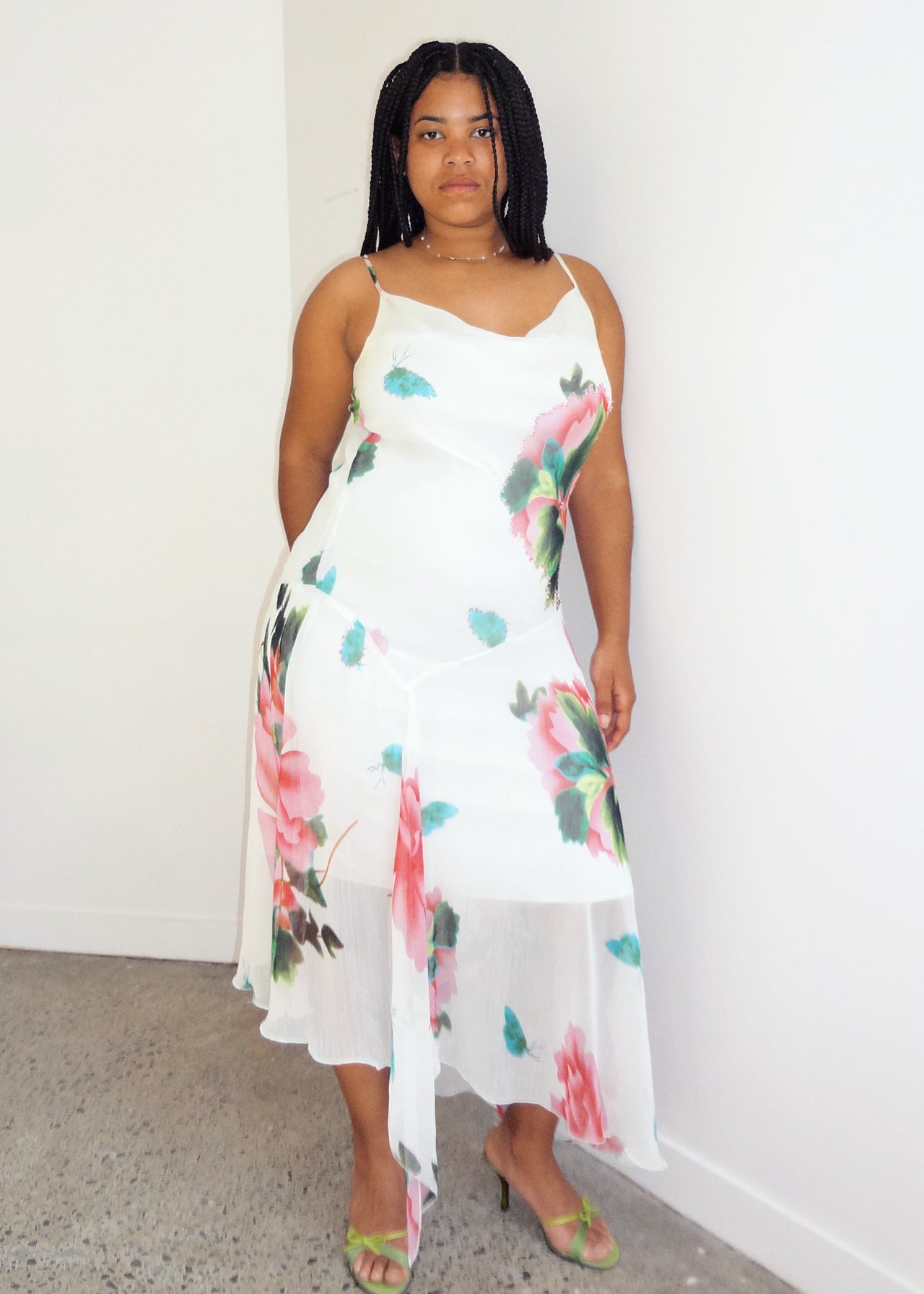 #128 Nieli Meli Dress White | c. 213 | Size 8