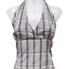 #73 M Halter Top Gray | c. 190 | Size 10/12
