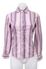#110 IZOD Button-Up Purple | c. 198 | Size 8