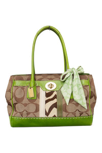 #181 Coach Shoulder Bag Green | c. 200 | Size