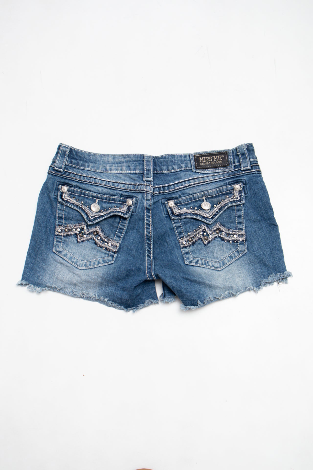 #081 Miss Me Denim Shorts Blue | c. 204 | Size 10