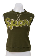 #143 Cherokee Tank Green | c. 211 | Size 8