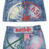 #111 Park Flash Mini Skirt Blue | c. 204 | Size 10/12