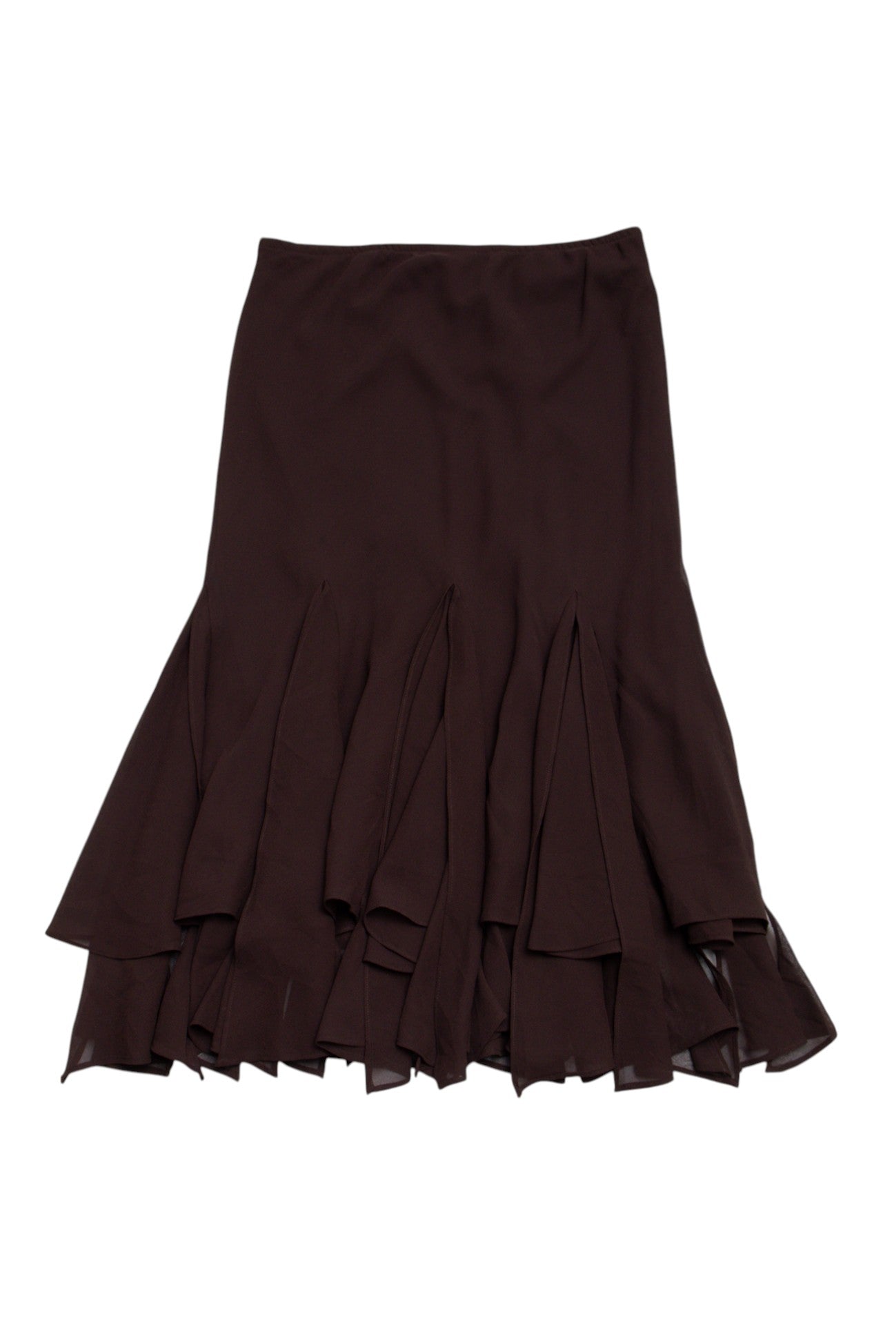 #161 Msk Skirt Brown | c. 202 | Size 14