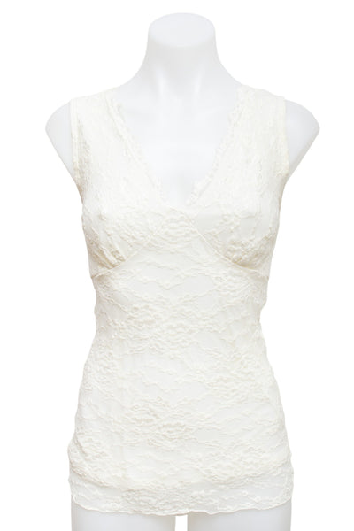 #25 White House Black Market Cami Top White | c. 194 | Size 10