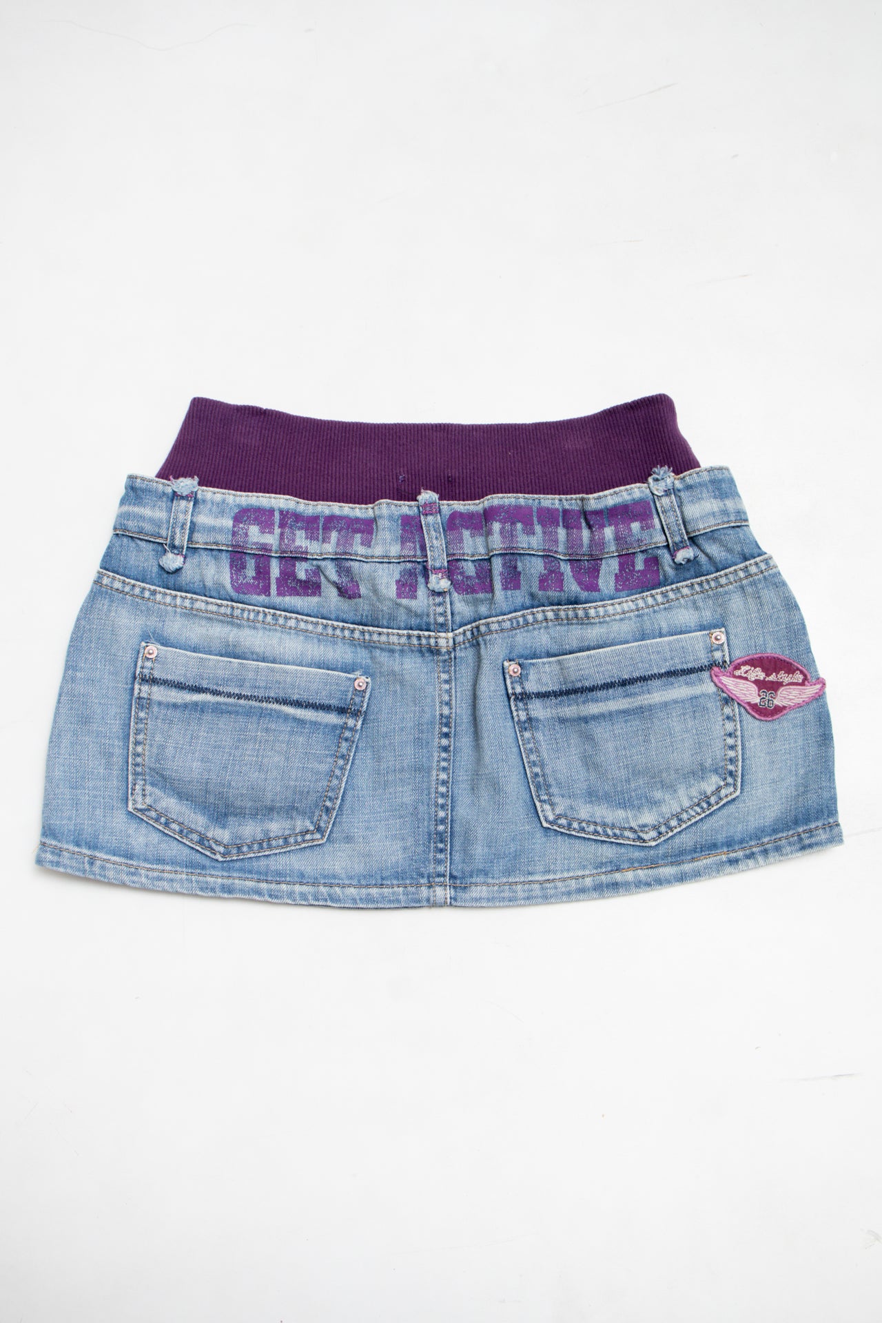 #146 Bershka Denim Denim Mini Skirt Blue | c. | Size 10/12