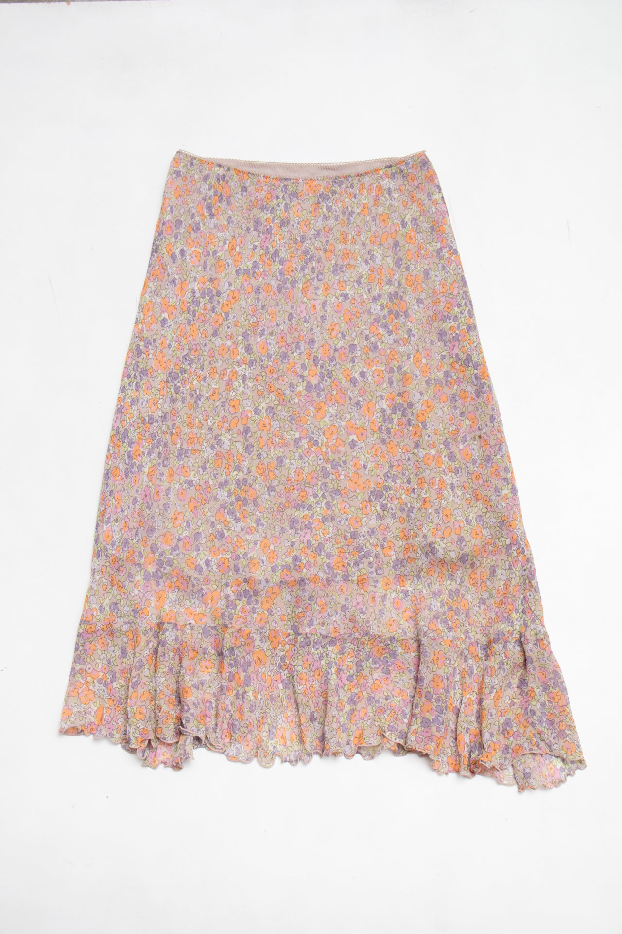 #115 Casual Corner Long Skirt Pink | c. 213 | Size 6