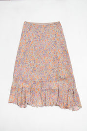 #115 Casual Corner Long Skirt Pink | c. 213 | Size 6