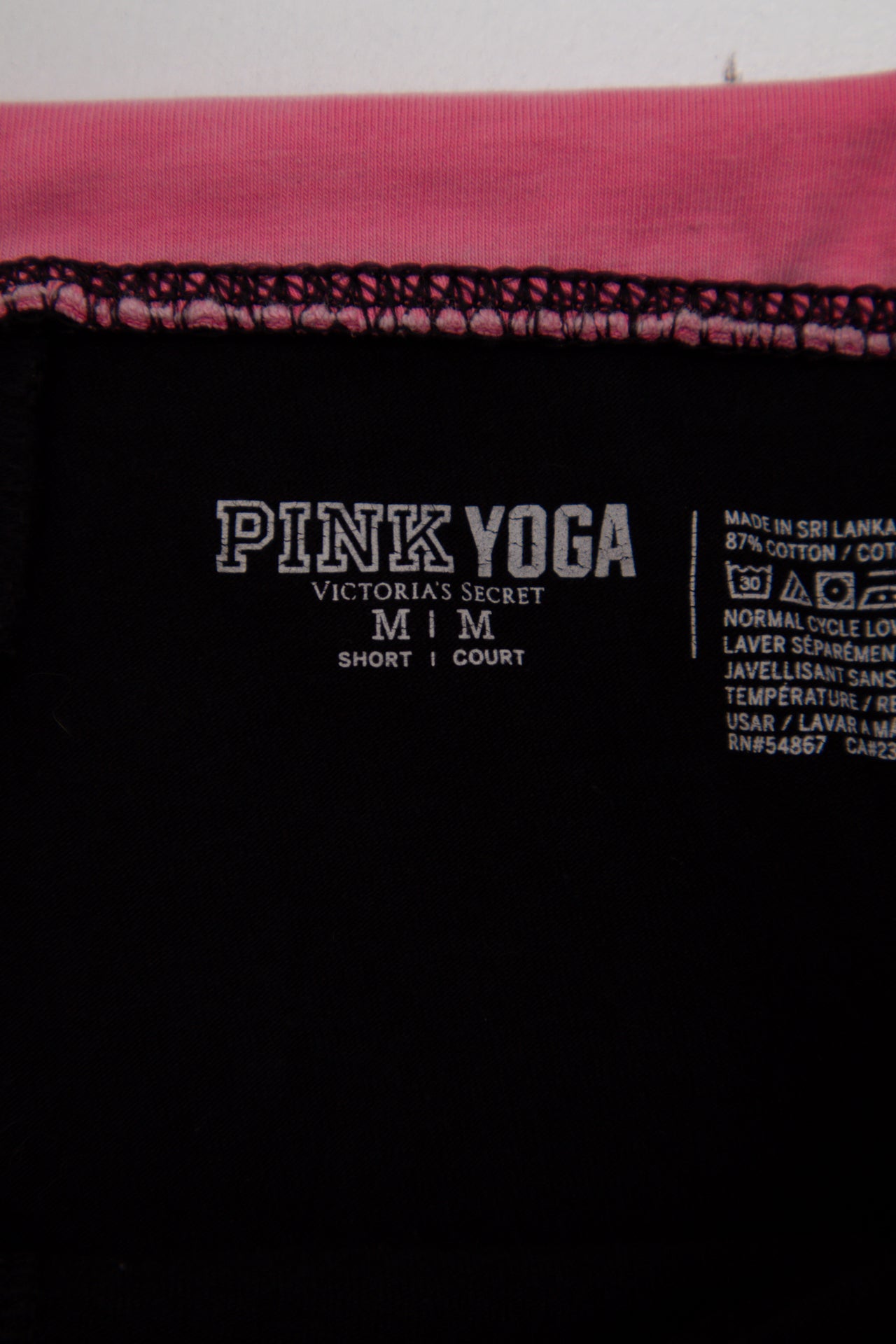 #120 Pink Victoria's Secret Pants Black | c. 202 | Size 8