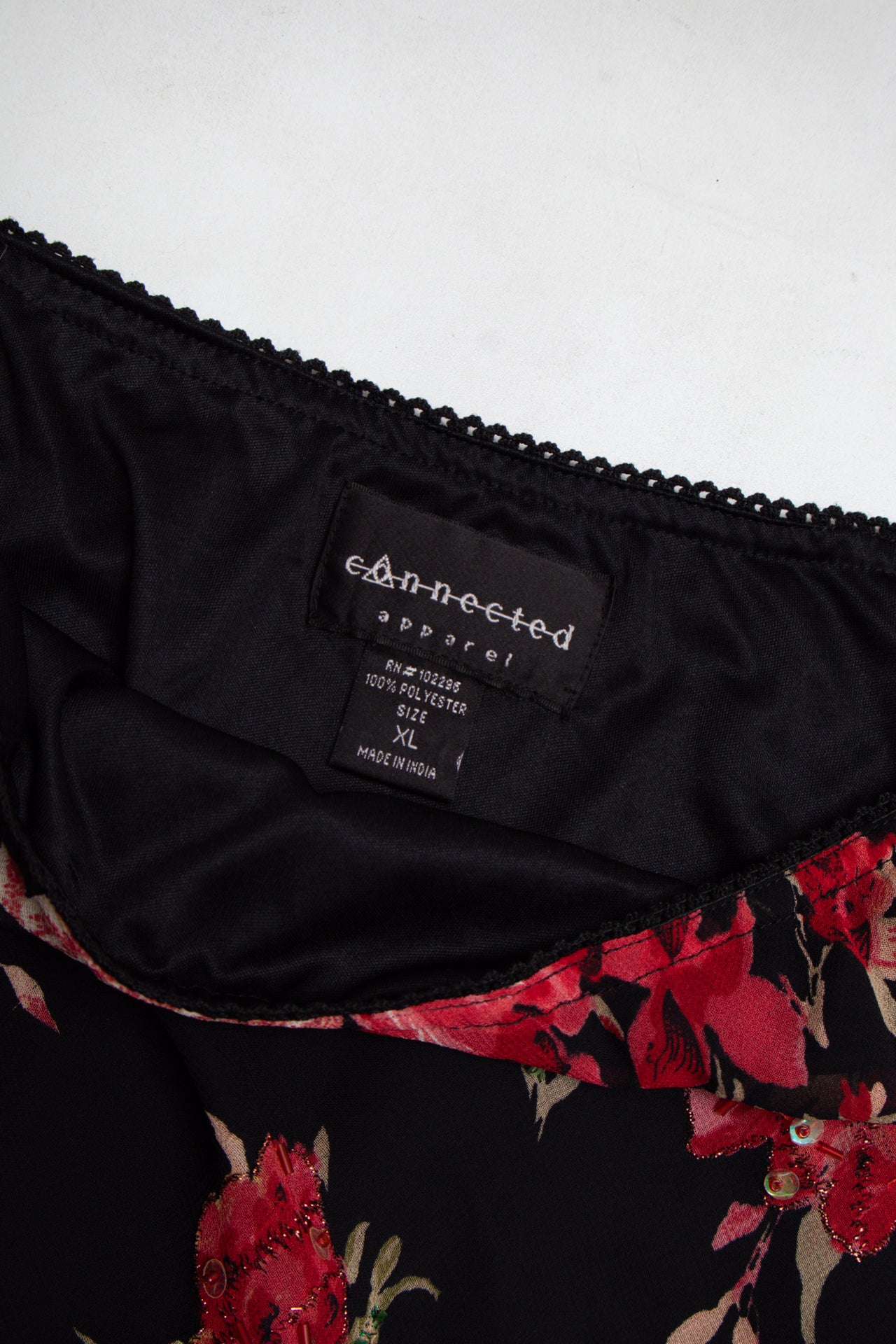# Connected Skirt Black | c. 194 | Size 12
