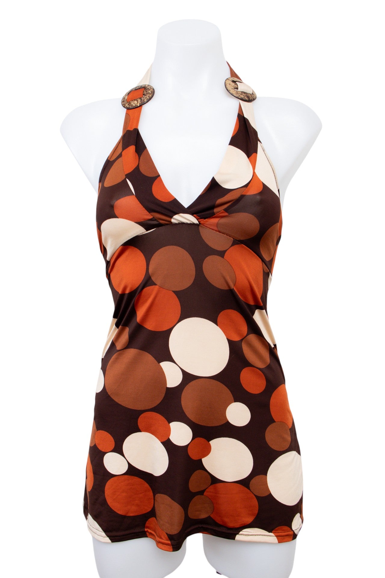 #059 Halter Top Brown | c. 207 | Size 8