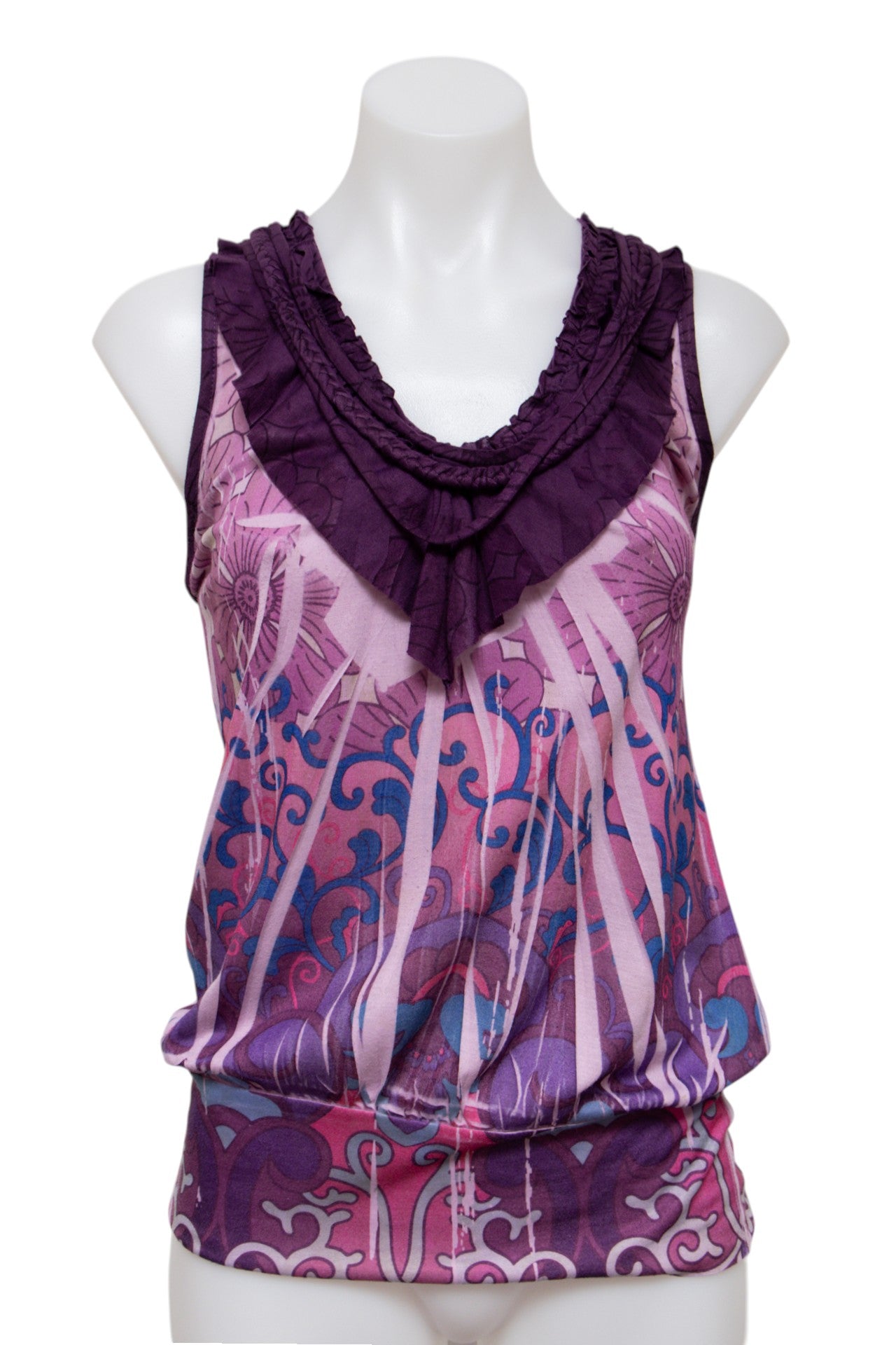 #152 Easy Wear Tank Top Purple | c. 182 | Size 12