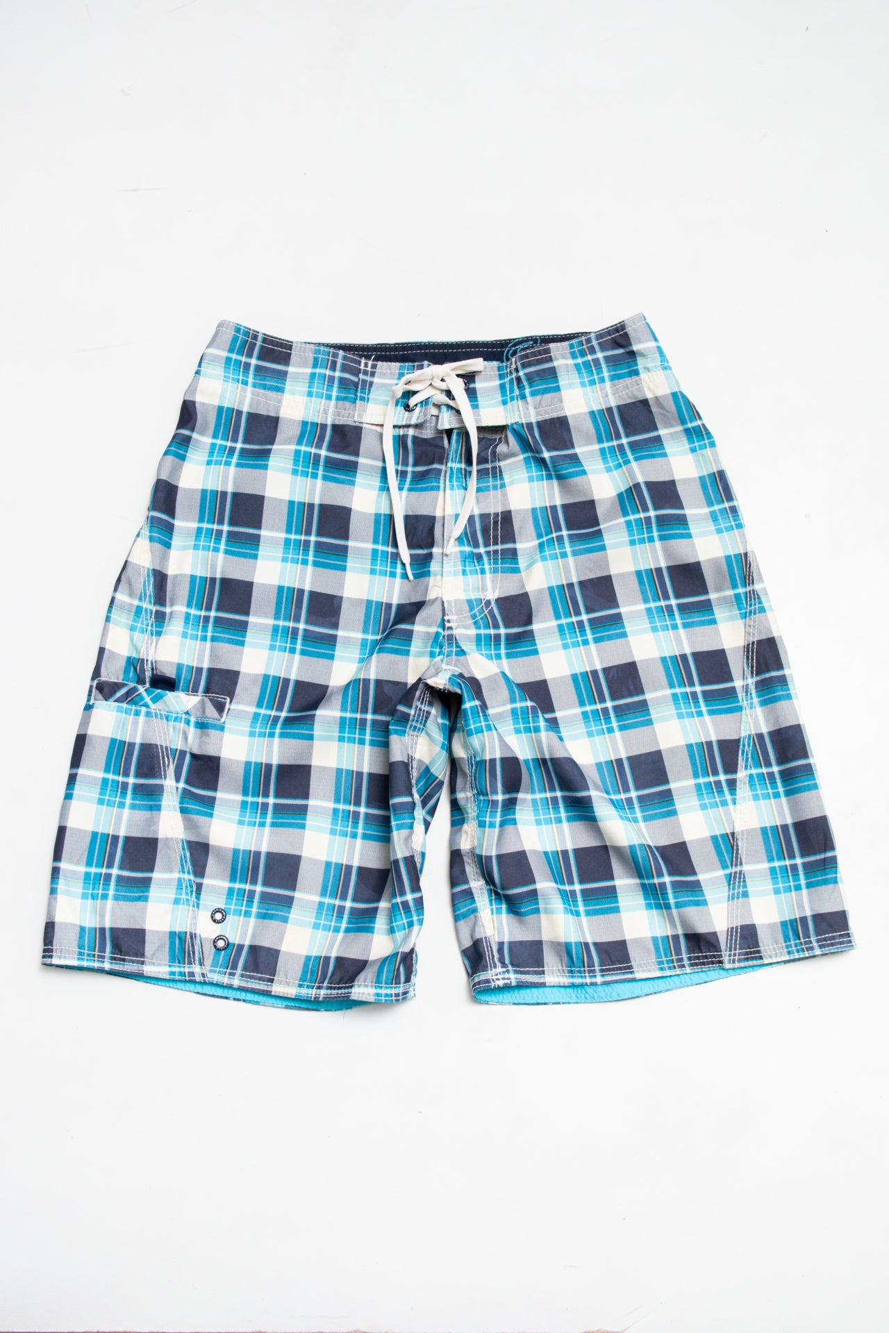 #129 Live Your Life Shorts Blue | c. 183 | Size 8