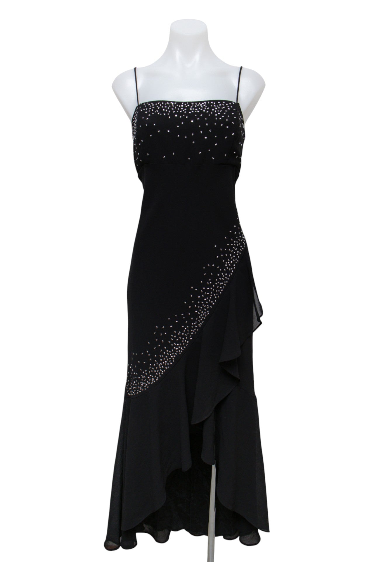 #153 Blondie Nites By Linda Bernell Camisole Dress Black | c. 192 | Size 10