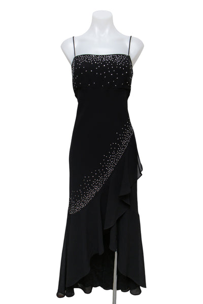 #153 Blondie Nites By Linda Bernell Camisole Dress Black | c. 192 | Size 10