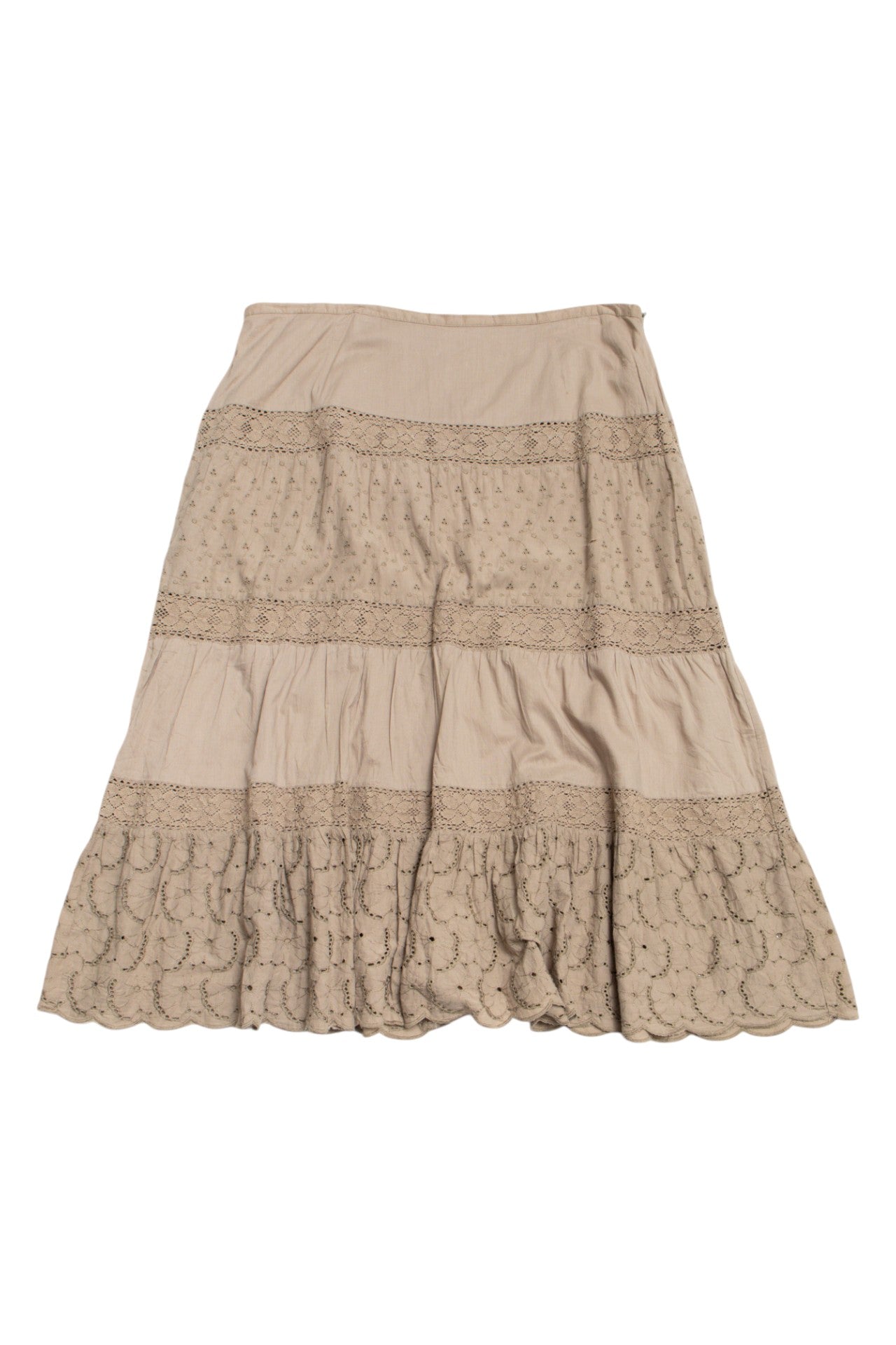 #174 La Boutique Skirt Beige | c. | Size 14
