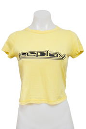 #040 Replay Short Sleeve Yellow | c. 213 | Size 6