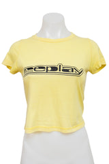 #040 Replay Short Sleeve Yellow | c. 214 | Size 6