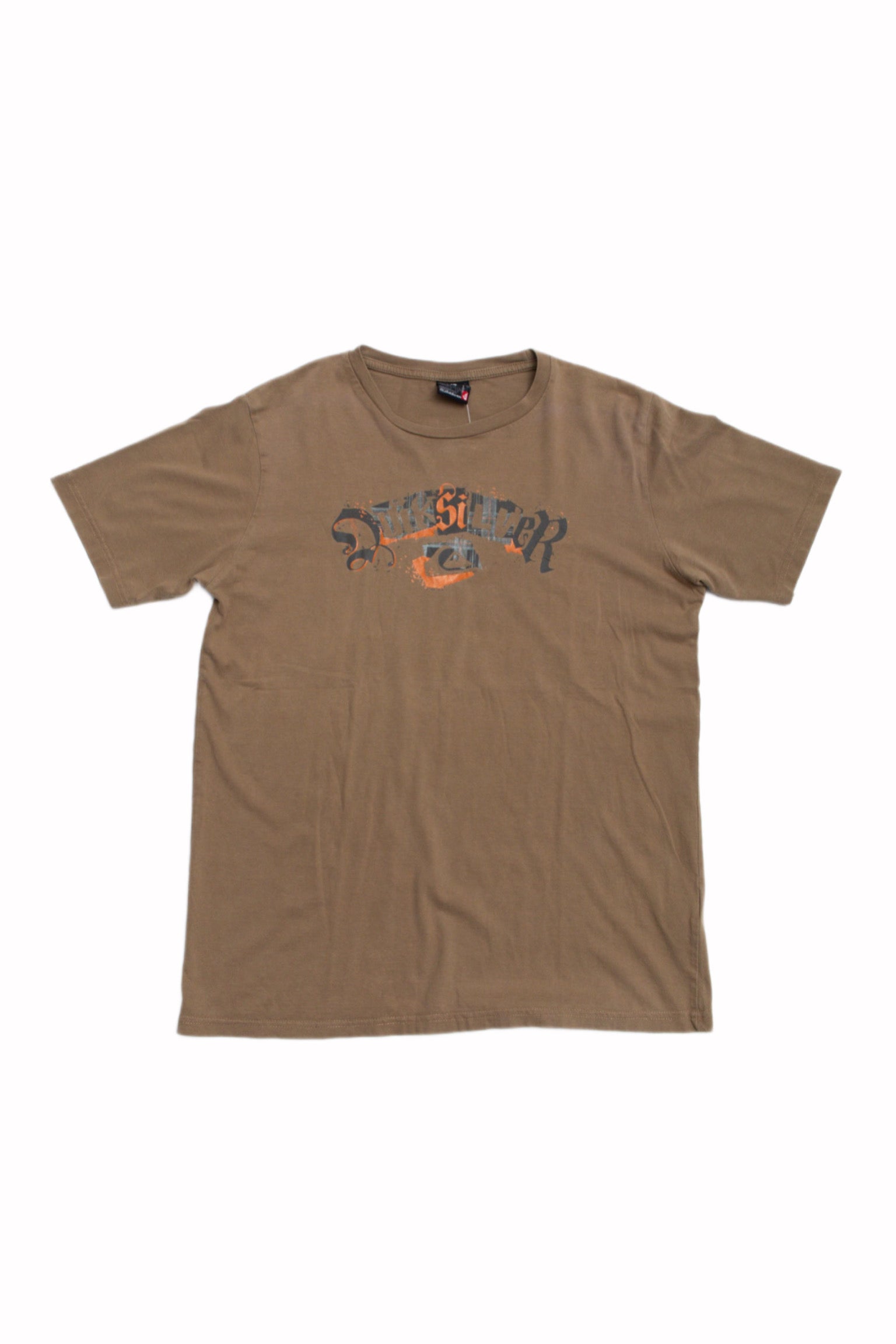 #21 Quicksilver Brown Tee | Skater Girl | Size 12/14