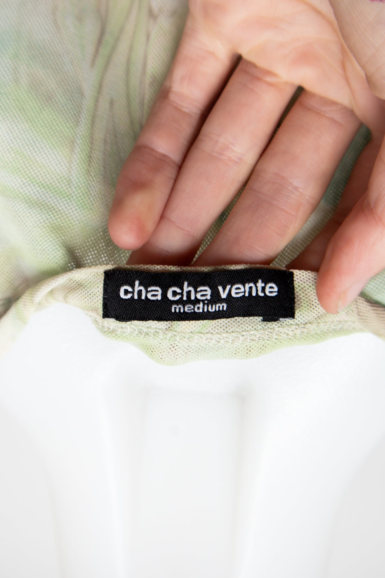 #53 Cha Cha Vente T-shirt Green | c. 191 | Size 12
