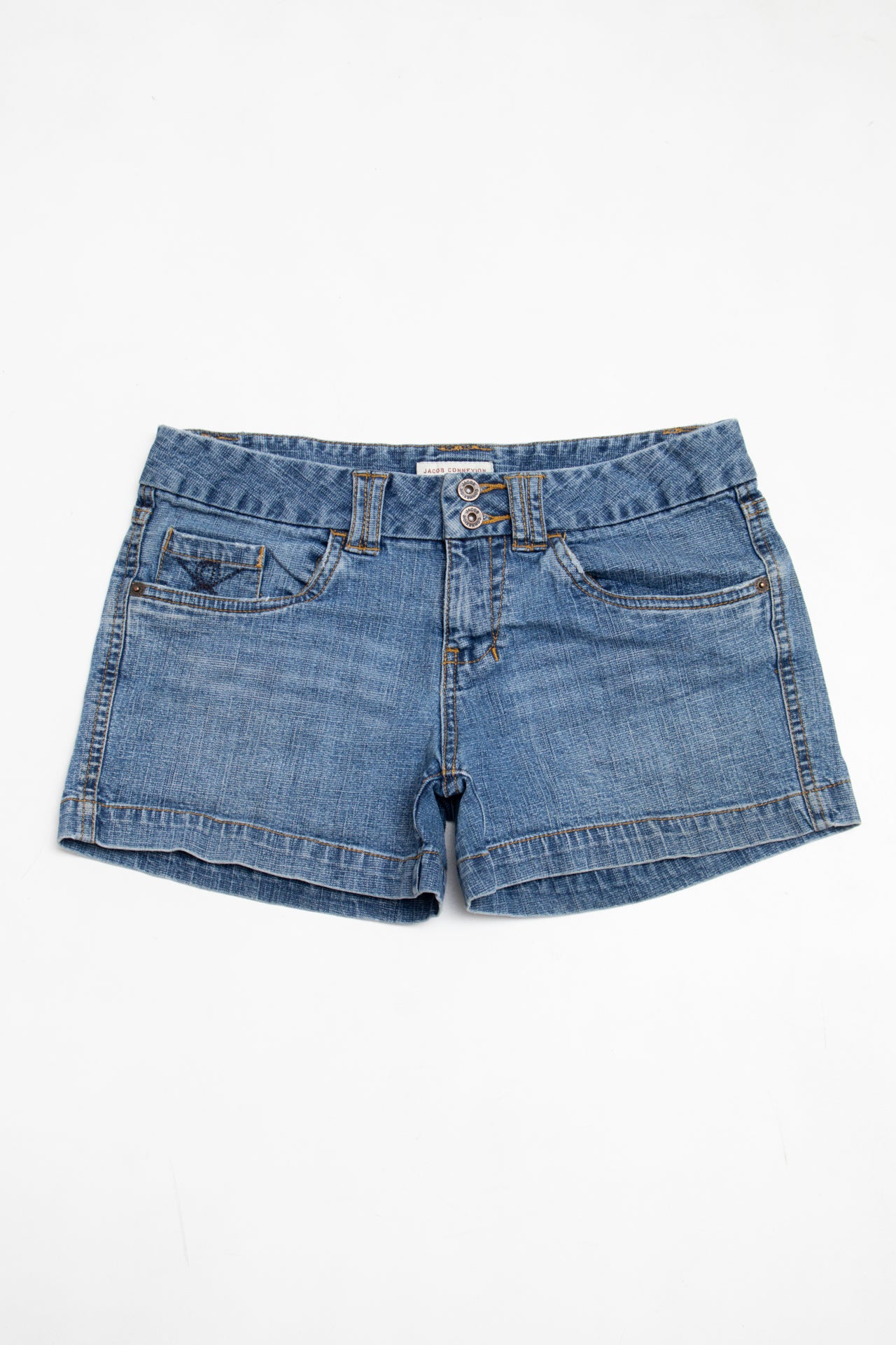 #078 Jacob Connexion Denim Shorts Blue | c. 203 | Size 8