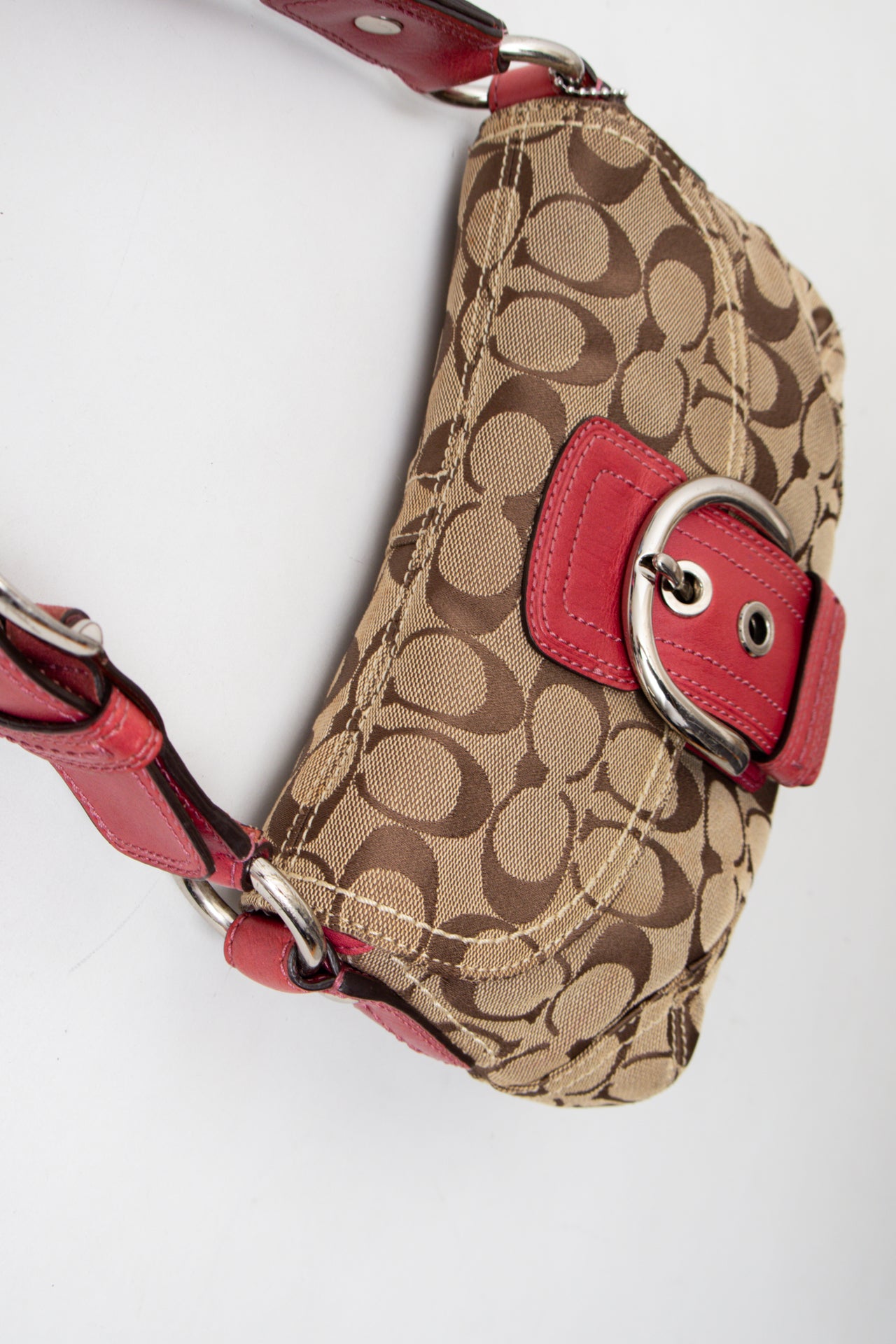 #210 Coach Shoulder Bag Brown | c. 205 | Size