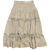 #144 Ceto Blanca Skirt Beige | c. 193 | Size 10