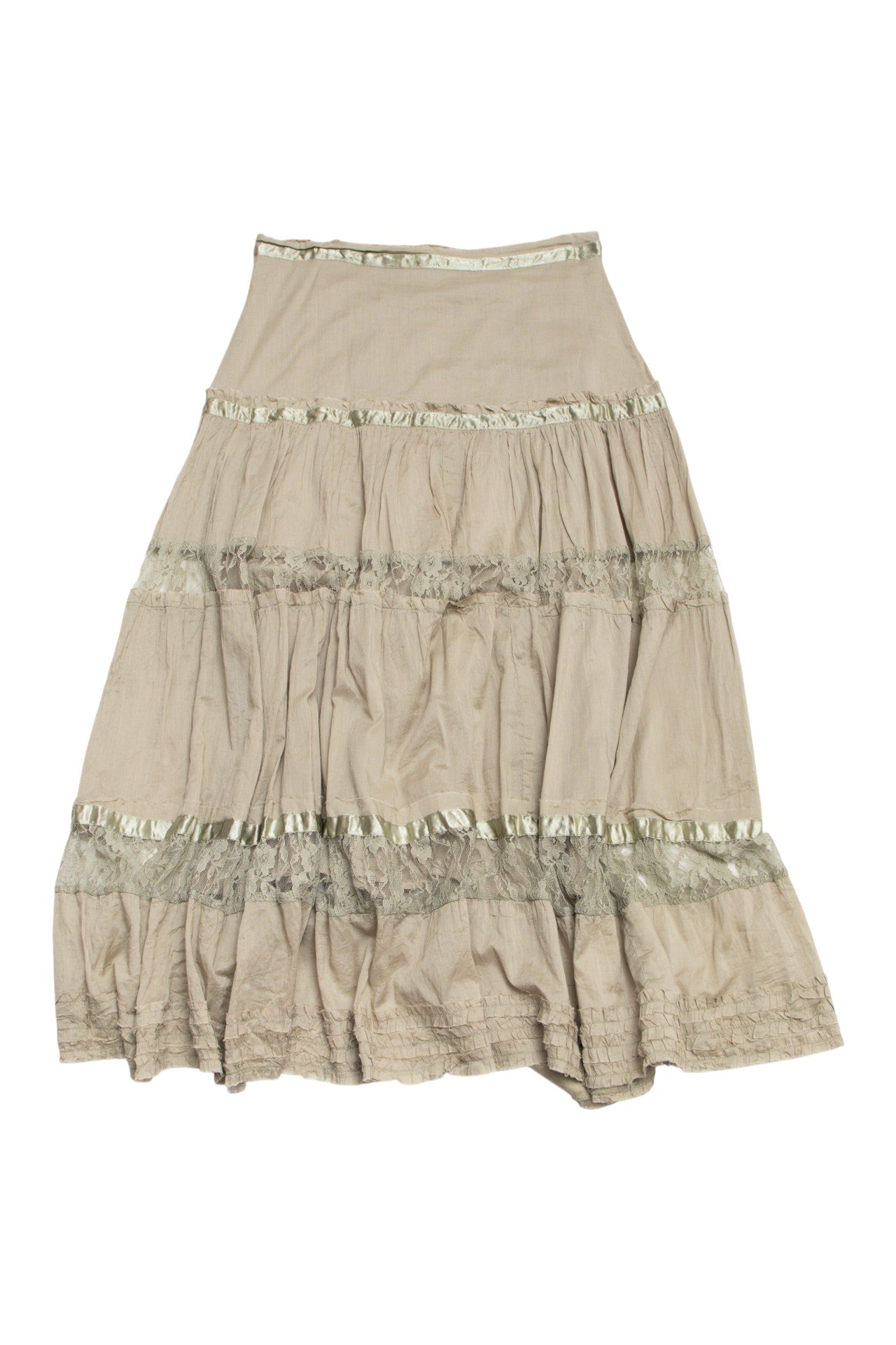 #144 Ceto Blanca Skirt Beige | c. 193 | Size 10