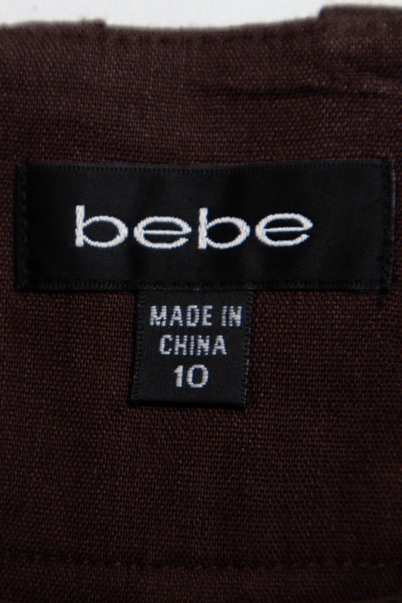 #168 Bebe Shorts Brown | c. 200 | Size 14