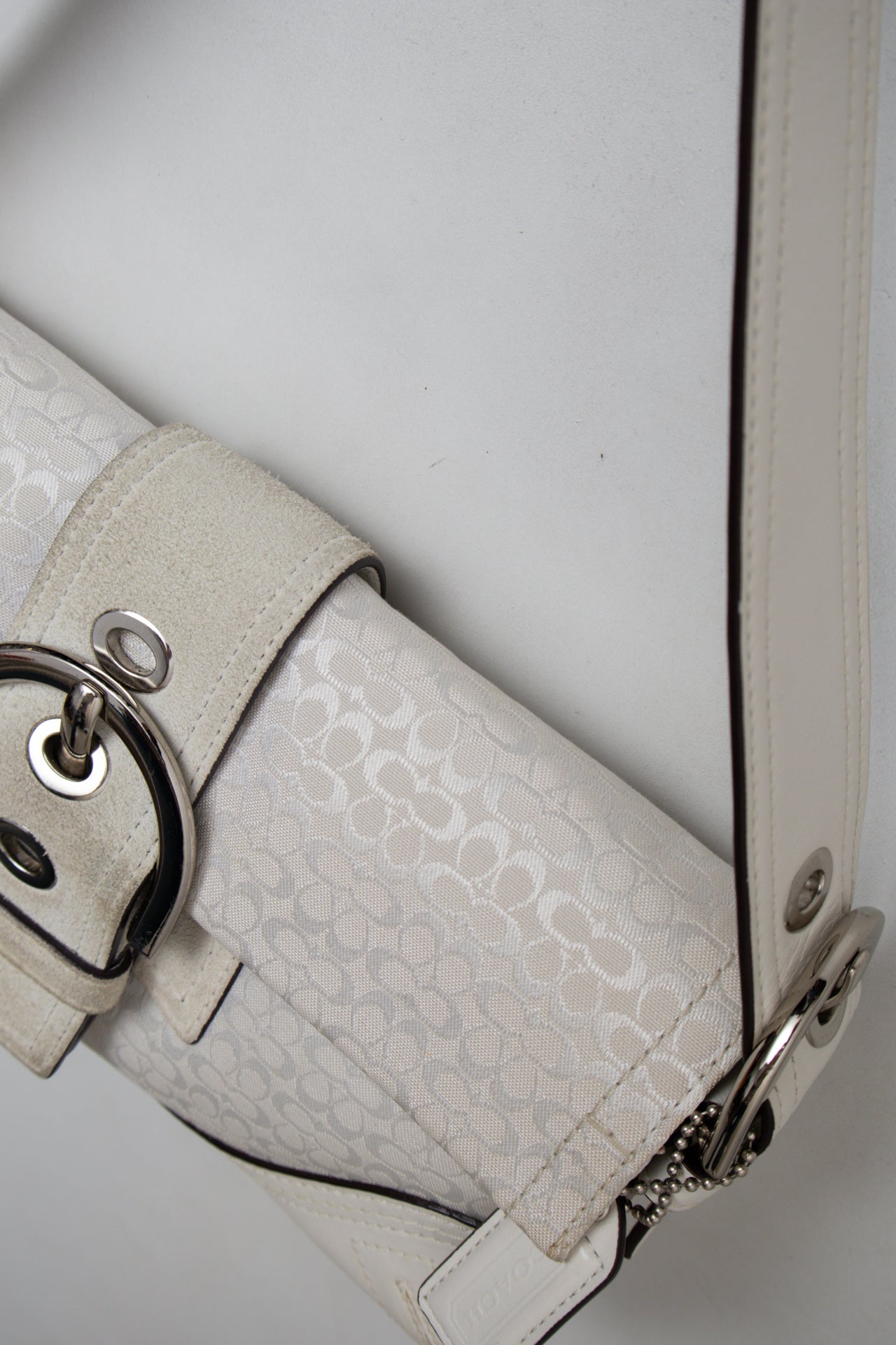 #186 Coach Shoulder Bag White | c. 200 | Size