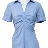 #056 New York & Company Short Sleeve Blue | c. 209 | Size 8