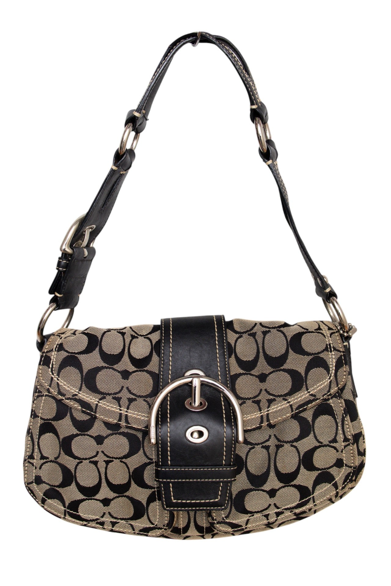 # Coach Shoulder Bag Brown | c. 194 | Size