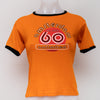 #51 Nik-Nak Design T-shirt Orange | c. 195 | Size 6/8/10