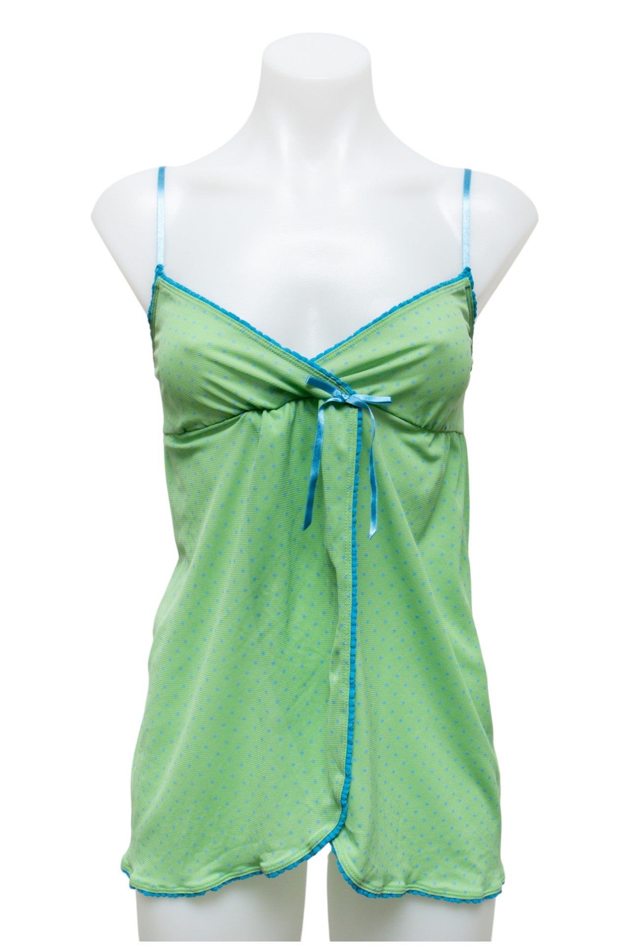 #77 Morgan Taylor Intimates Cami Top Green | c. 191 | Size 8